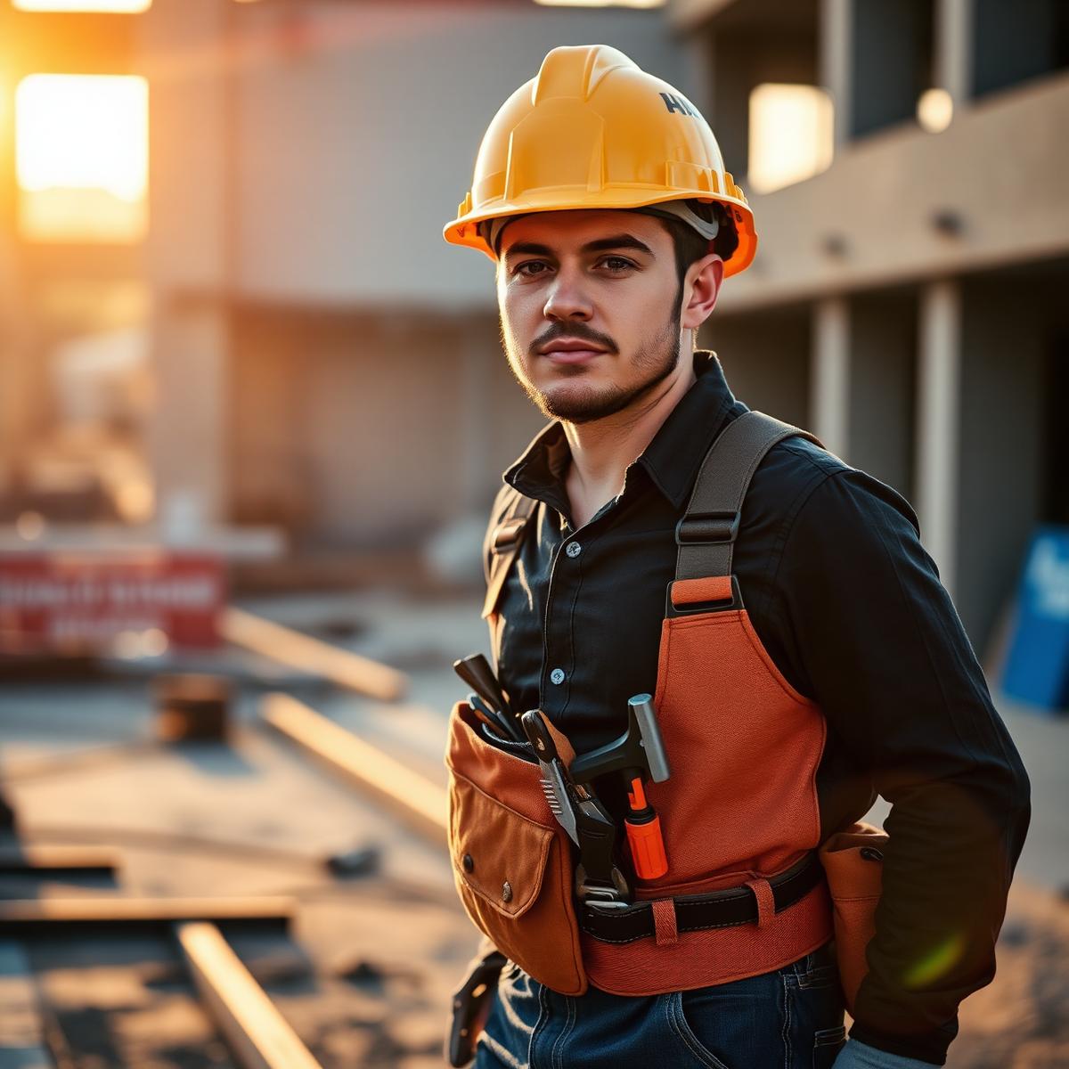 Skilled trades worker on site